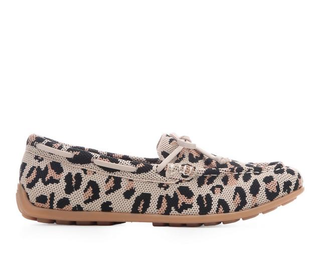 Women's Vintage 7 Eight Heatther Flats in Leopard color