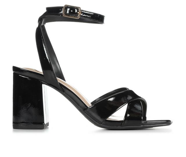 Women's Delicious Yule-S Dress Sandals in Black Patent color