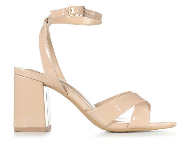 Women's Delicious Yule-S Dress Sandals in Beige Patent color