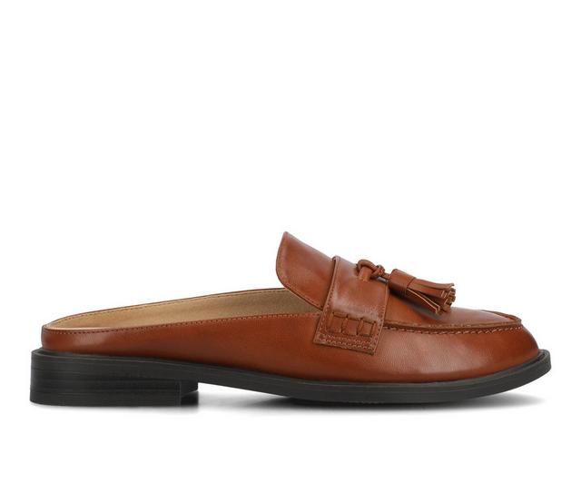 Women's Journee Collection Azura Shoes in Cognac color