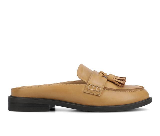 Women's Journee Collection Azura Shoes in Tan color