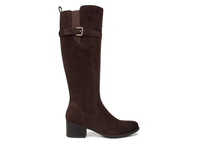 Women's Naturalizer Kenna Knee High Boots in Chocolate color