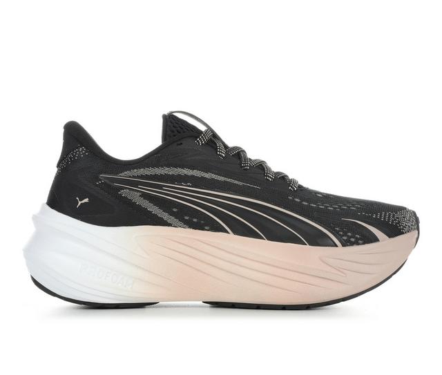 Women's Puma Maxima Pro-W Running Shoes in Blk/Rose Fade color