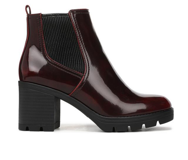 Women's Naturalizer Madalynngore Booties in Wine color