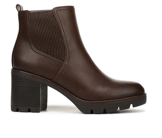 Women's Naturalizer Madalynngore Booties in Dark Brown color