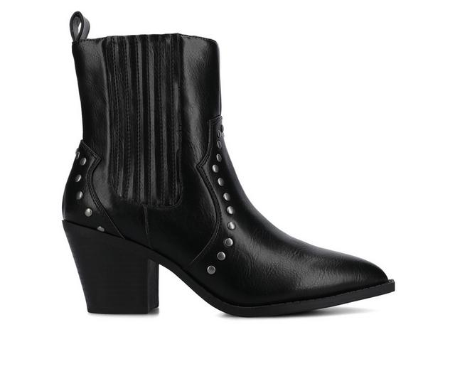 Women's Journee Collection Braylee Booties in Black color
