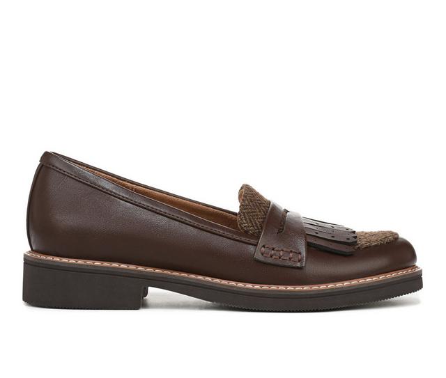 Women's Naturalizer Pacey Flats in Chocolate color