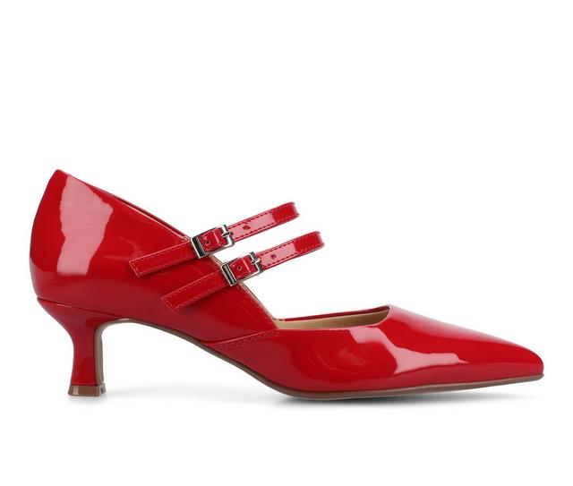 Women's Journee Collection Carnation Pumps in Red color