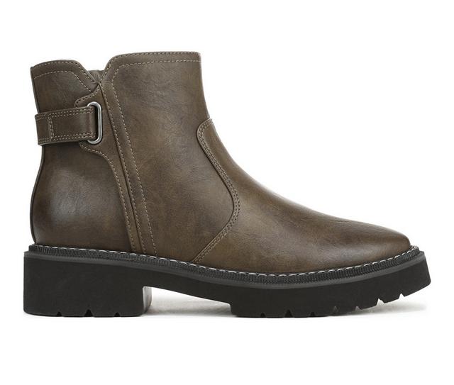 Women's Naturalizer Rue Booties in Olive Green color