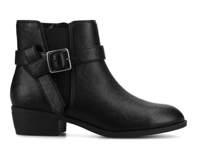Women's Journee Collection Devina Booties in Black color