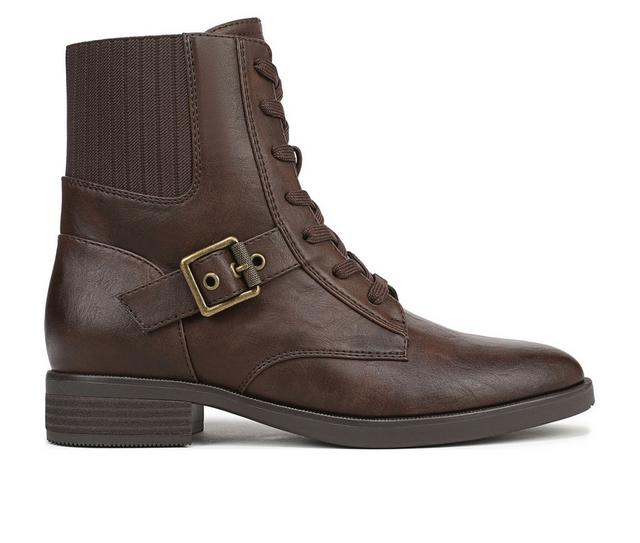 Women's Naturalizer Teegan Booties in Dark Brown color