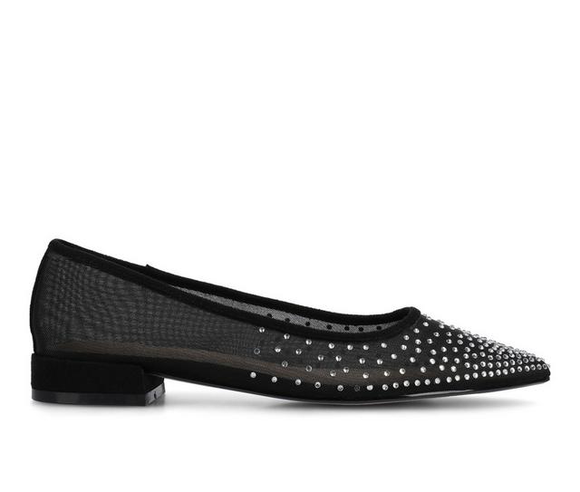 Women's Journee Collection Gracelynn Flats in Black color