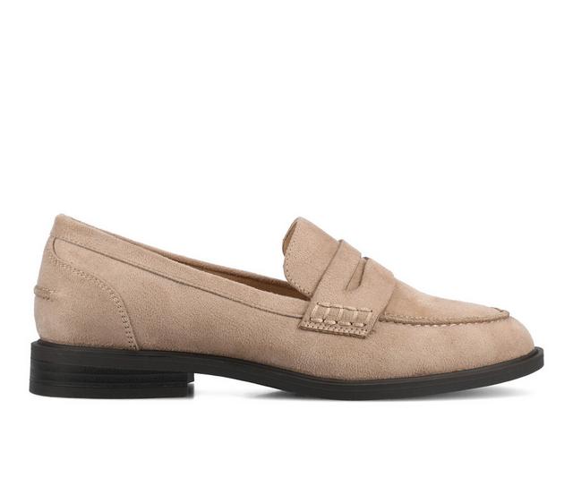 Women's Journee Collection Brooks Flats in Taupe color