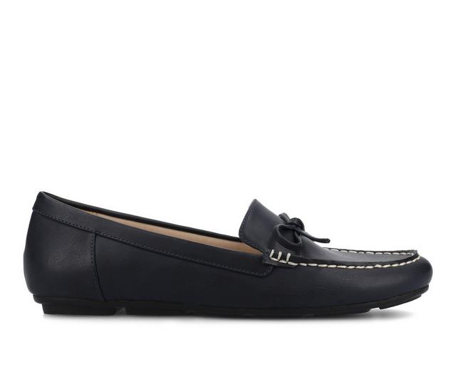 Women's Journee Collection Novella Shoes in Navy color