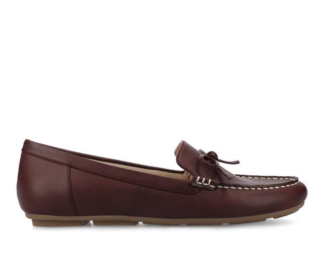 Women's Journee Collection Novella Shoes in Oxblood color