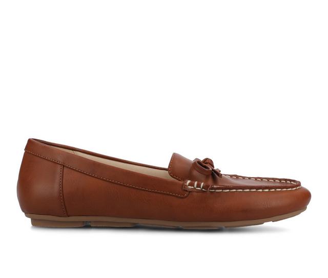 Women's Journee Collection Novella Shoes in Cognac color