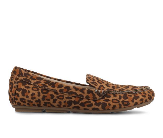 Women's Journee Collection Oreta Shoes in Leopard/Camel color