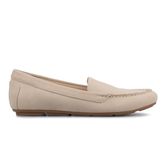 Women's Journee Collection Oreta Shoes in Beige color