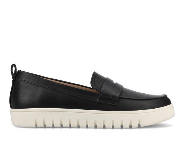 Women's Journee Collection Tayla Shoes in Black color