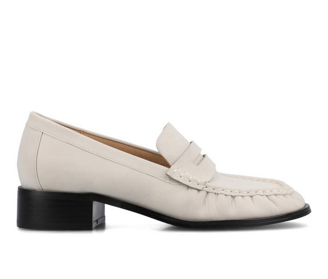 Women's Journee Collection Danna Flats in Bone color
