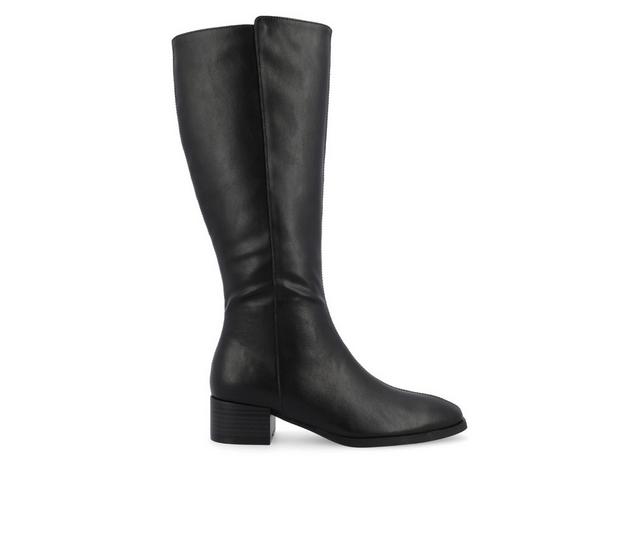 Women's Journee Collection Devri Extra Wide Calf Knee High Boots in Black color