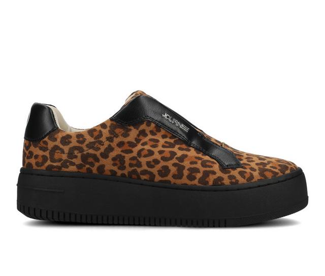 Women's Journee Collection Pheobe in Leopard/Camel color