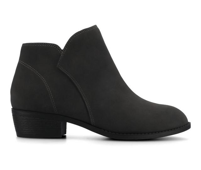 Women's Journee Collection Solarah Booties in Grey color