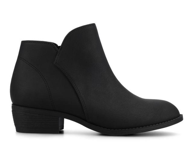 Women's Journee Collection Solarah Booties in Vintage/Black color