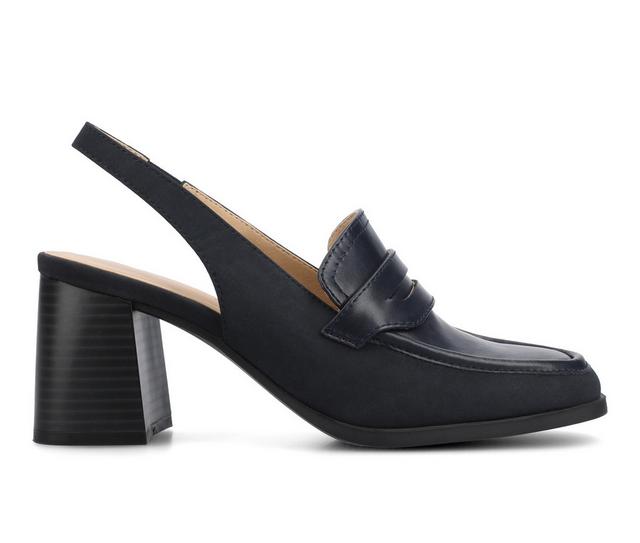 Women's Journee Collection Henrika in Navy color