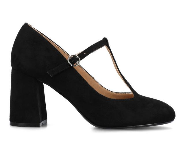 Women's Journee Collection Talani Pumps in Black Suede color