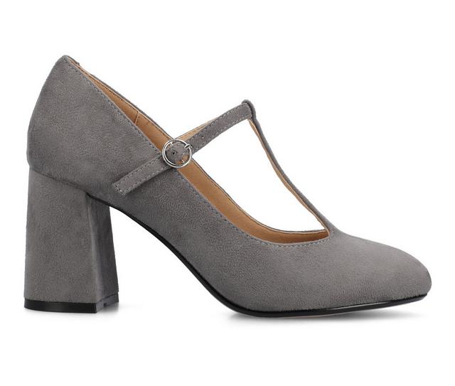 Women's Journee Collection Talani Pumps in Grey color