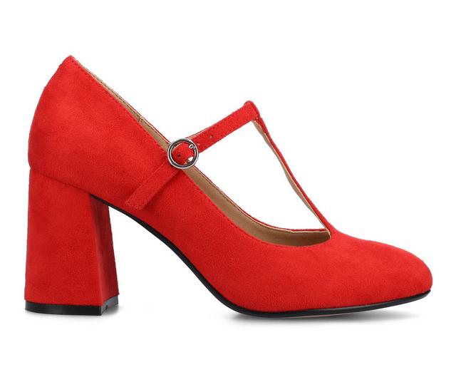 Women's Journee Collection Talani Pumps in Red color
