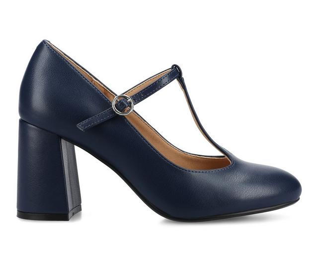Women's Journee Collection Talani Pumps in Navy color