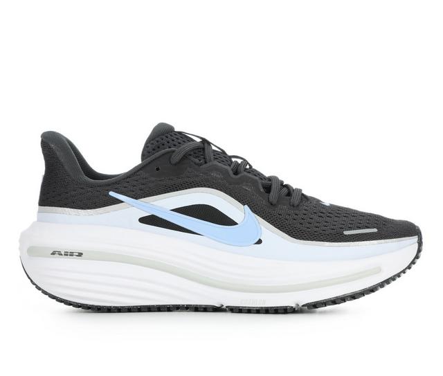 Women's Nike Air Winflo 12 Running Shoes in Blk/Wht/Blu 005 color