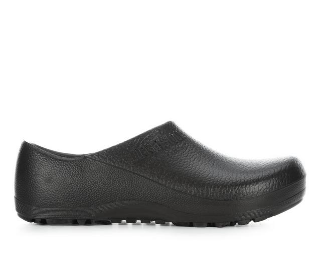 Women's Birkenstock Profi Birki Slip Resistant Shoes in Black color