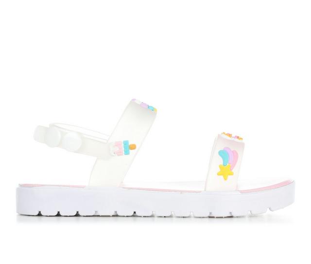 Girls' Laura Ashley Toddler & Little Kid Girly Pop Sandals in Pink Multi color