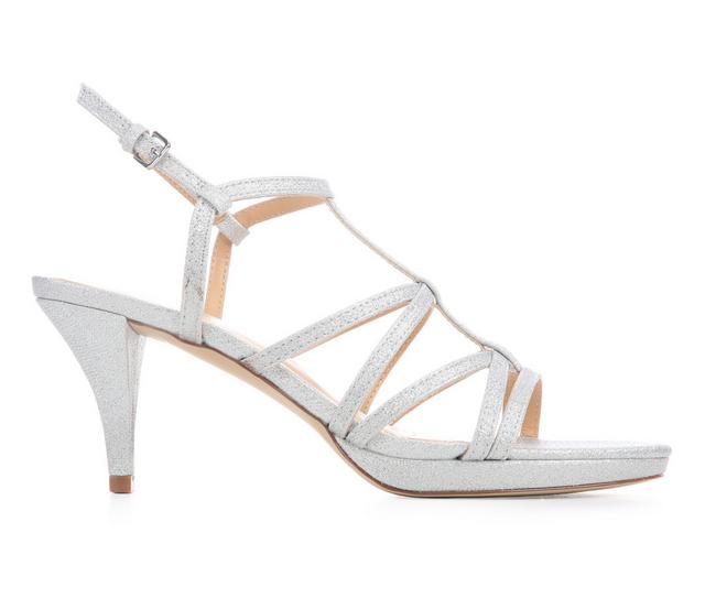 Women's American Glamour BadgleyM Lillemor Heeled Sandals in Silver color