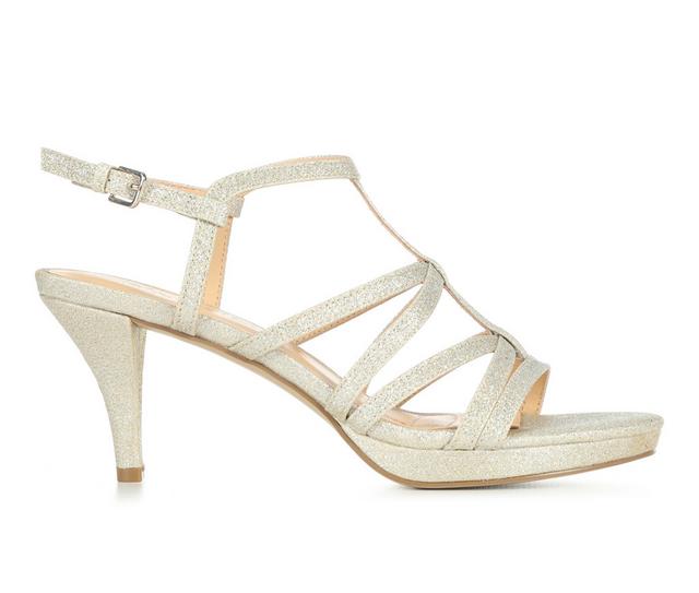 Women's American Glamour BadgleyM Lillemor Heeled Sandals in Light Gold color