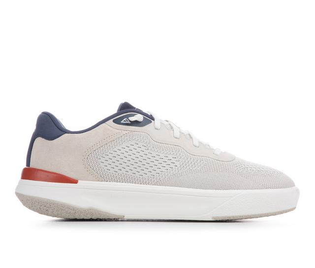 Men's Reef Shoreline Del Mar Sneakers in Tan/White/Navy color