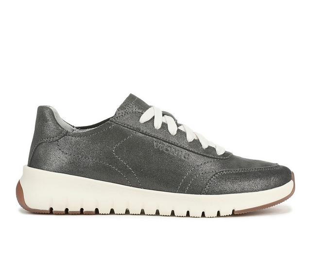 Women's Vionic Uptown Sneaker in Pewter/Silver color