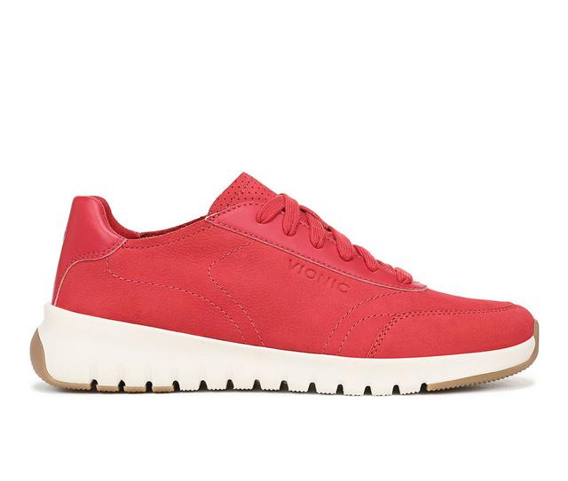 Women's Vionic Uptown Sneaker in Varsity Red color