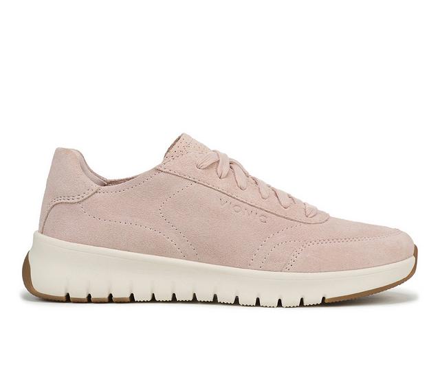 Women's Vionic Uptown Sneaker in Cream/Rose color