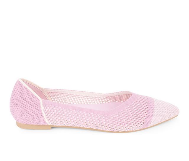 Women's Tahari Antigua Flats in Mauve color