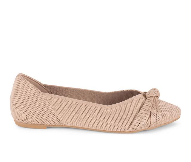 Women's Tahari Catalina Flats in Natural color