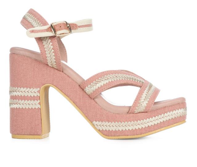 Women's Beach by Matisse Adelle Dress Sandals in Blush color