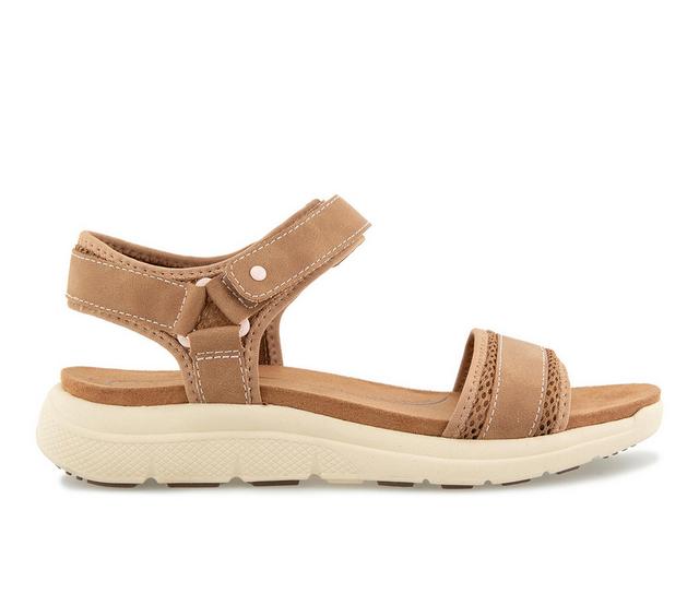 Women's JBU Ellewood Sandals in Tan/Petal color