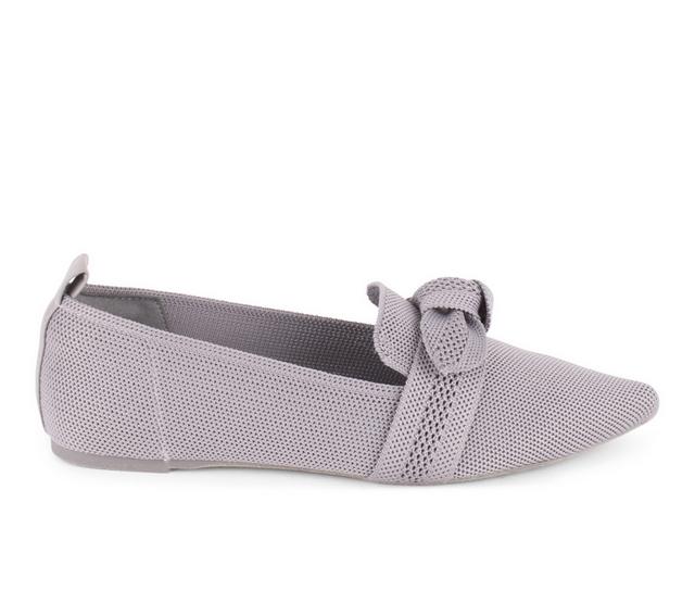 Women's Tahari Venice Flats in Charcoal color