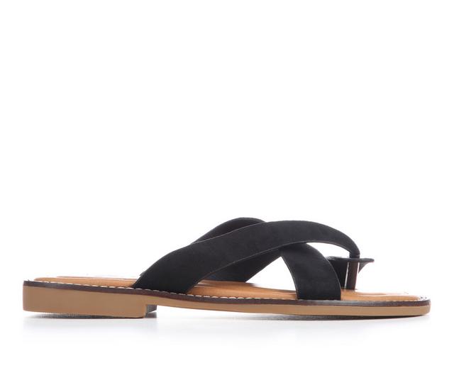 Women's Vintage 7 Eight Camilla Sandals in Black color