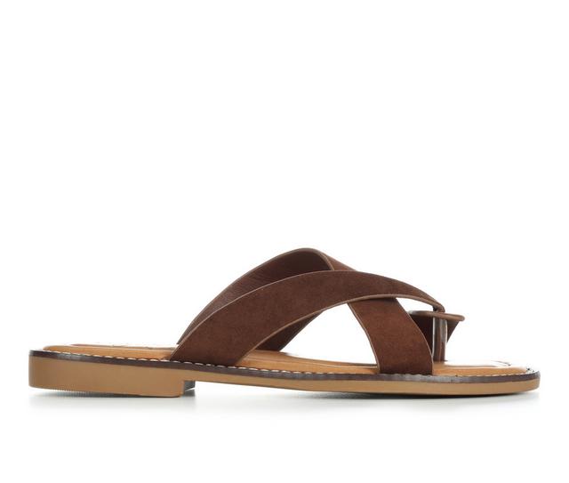 Women's Vintage 7 Eight Camilla Sandals in Cognac color