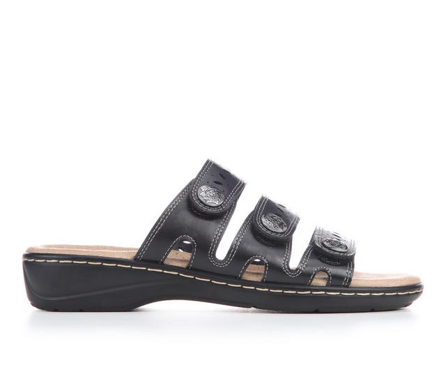 Women's Blue Aura Kathy Sandals in Black color